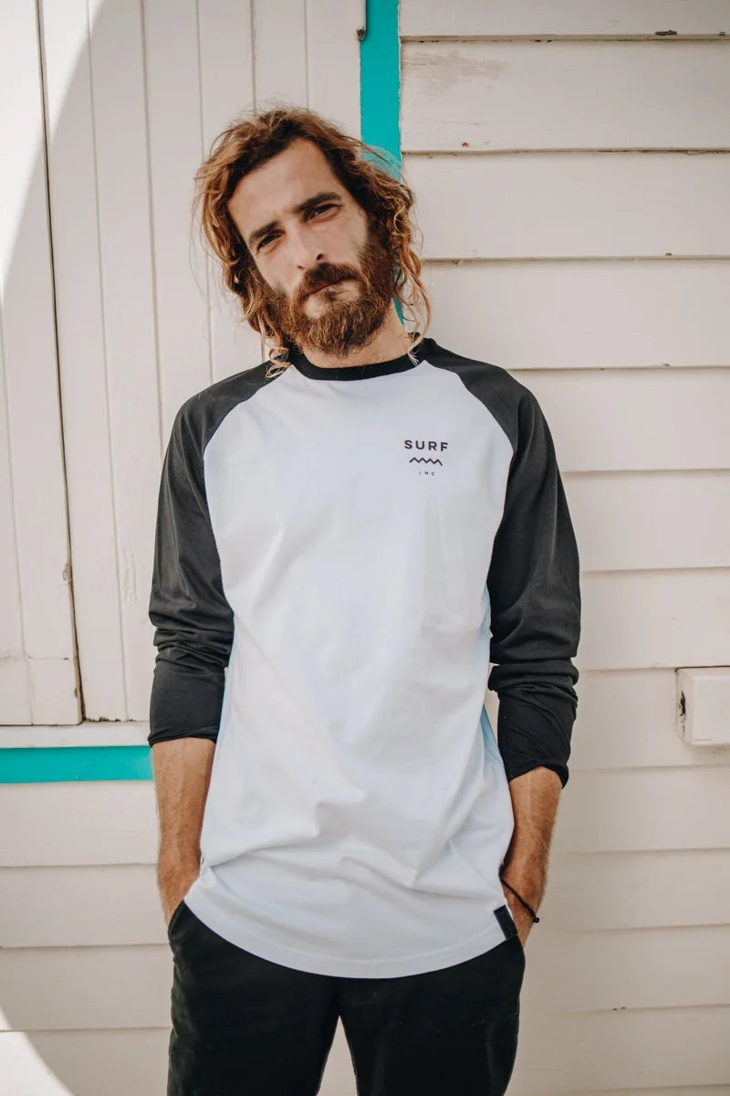 surf.inc Boards Longsleeve- Black & White -lab10streetwear.nl