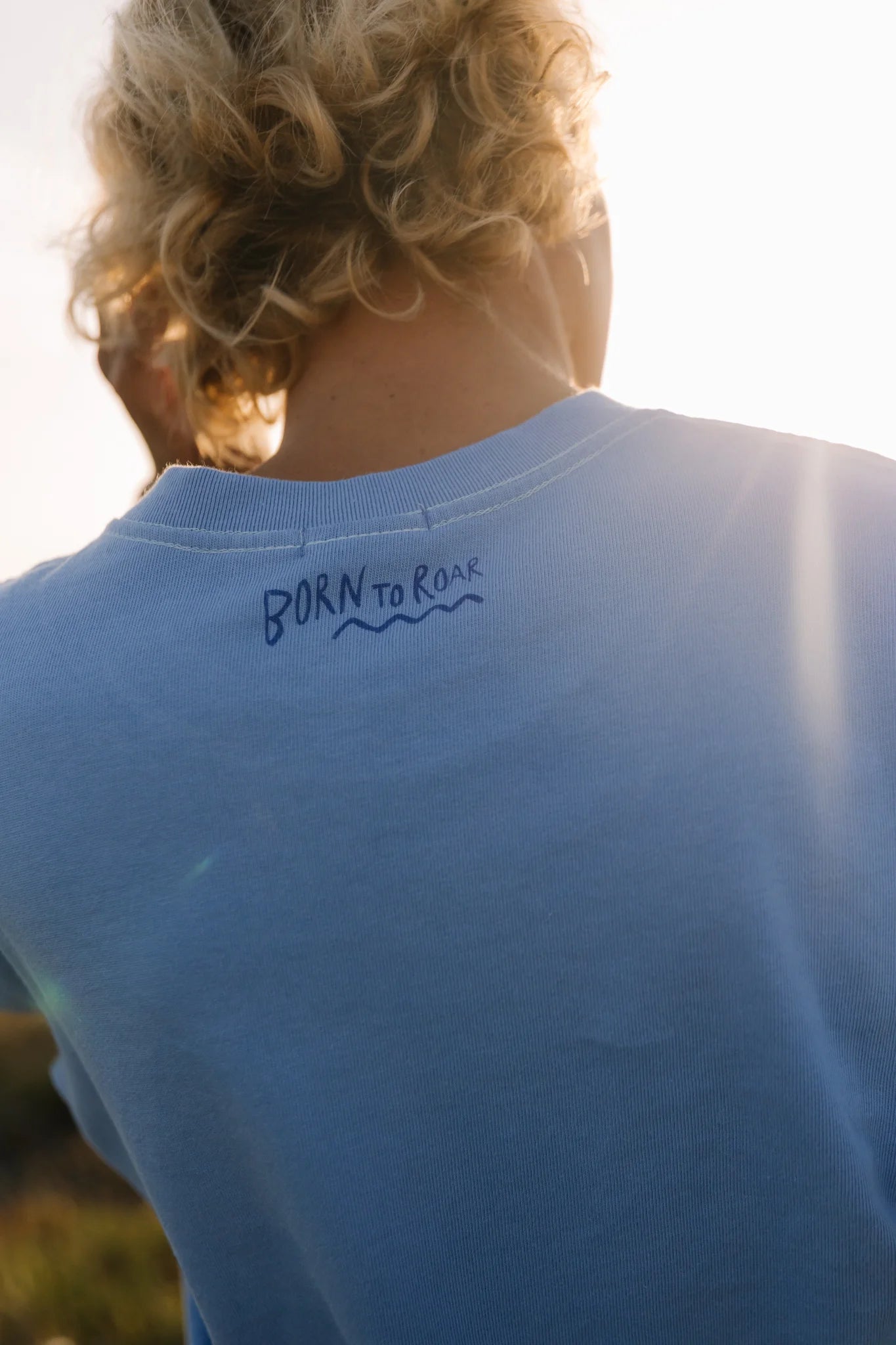 surf.inc Born To Roar Box Tee - Denim Blue -lab10streetwear.nl