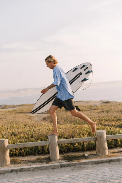 surf.inc Born To Roar Box Tee - Denim Blue -lab10streetwear.nl