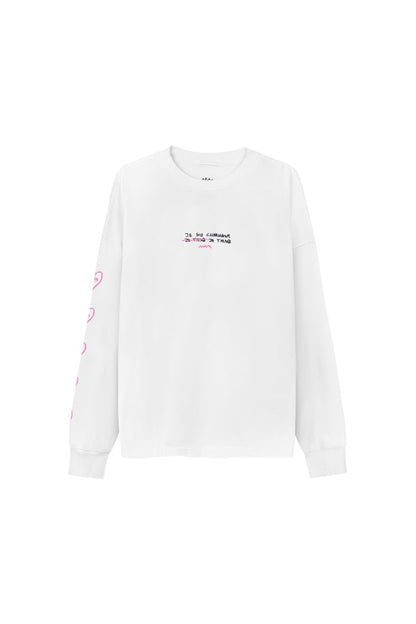 Charming Affection Longsleeve - Paper White - LAB10streetwear