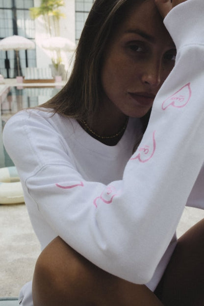 Charming Affection Longsleeve - Paper White