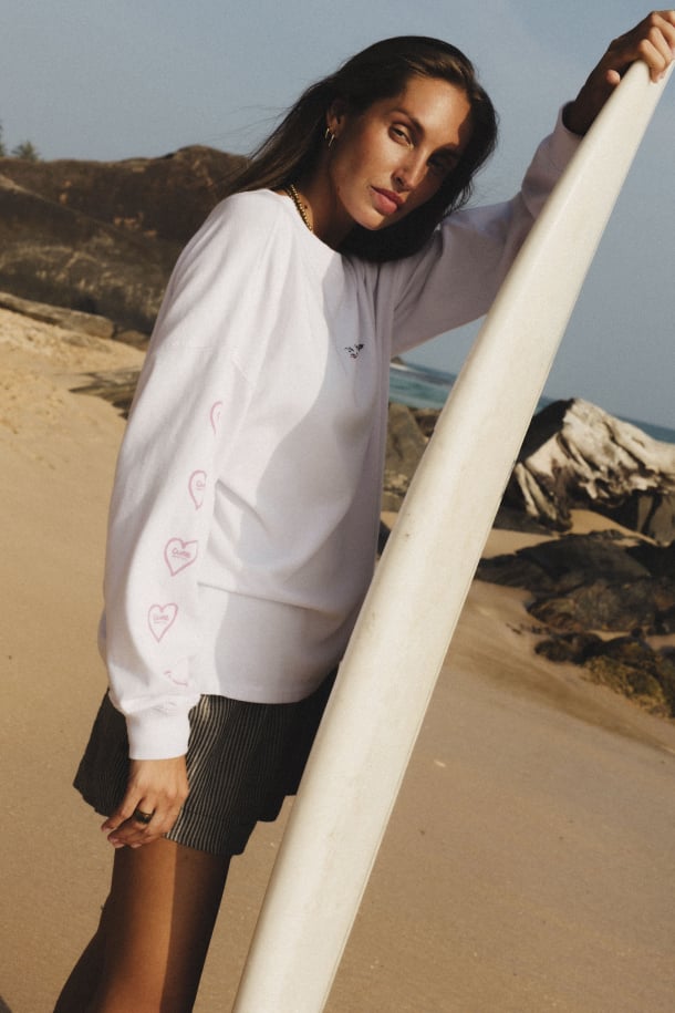 Charming Affection Longsleeve - Paper White