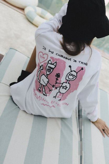 Charming Affection Longsleeve - Paper White