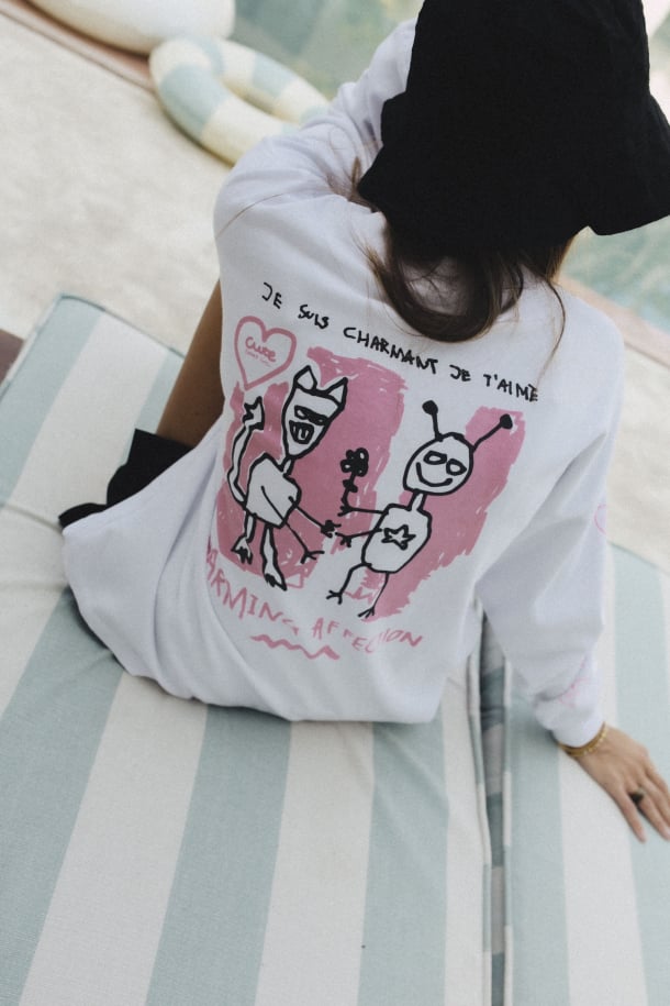 Charming Affection Longsleeve - Paper White