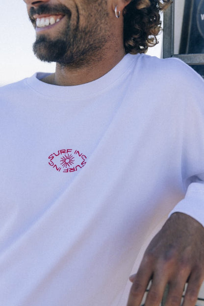 Feel Amazing Longsleeve - Paper White