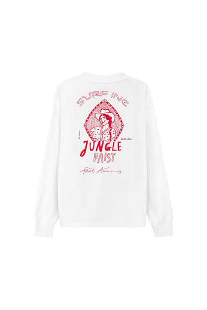 Feel Amazing Longsleeve - Paper White