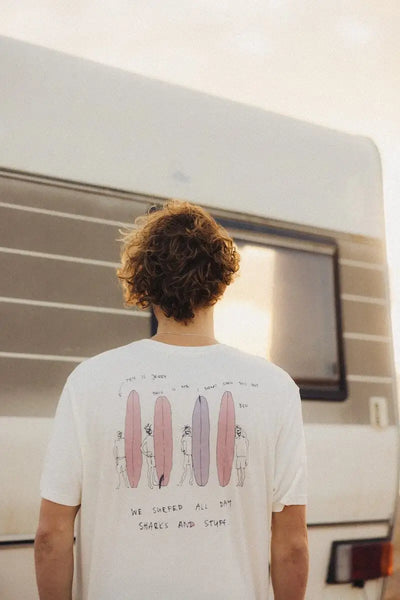 Surf.inc - Friends Tee - Vintage White - Lab10streetwear.nl