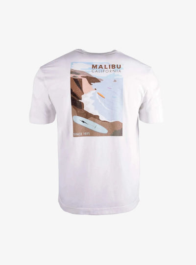Malibu California T-Shirt - Off White - LAB10streetwear