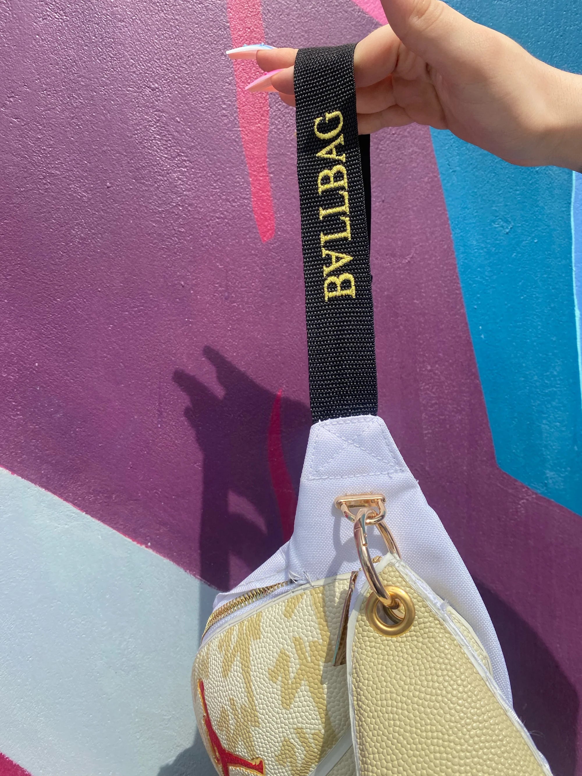 Ballbag Heuptas Flightcream met Portomonnee