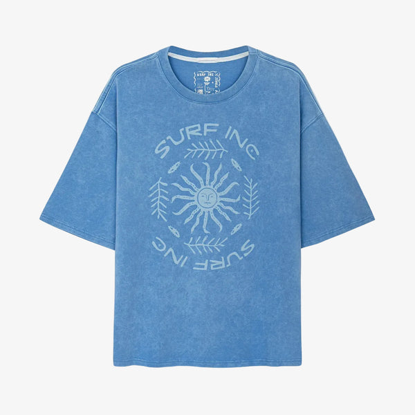 Surf.inc Mellow Angry Sun Tee - Denim Blue - Lab10streetwear.nl