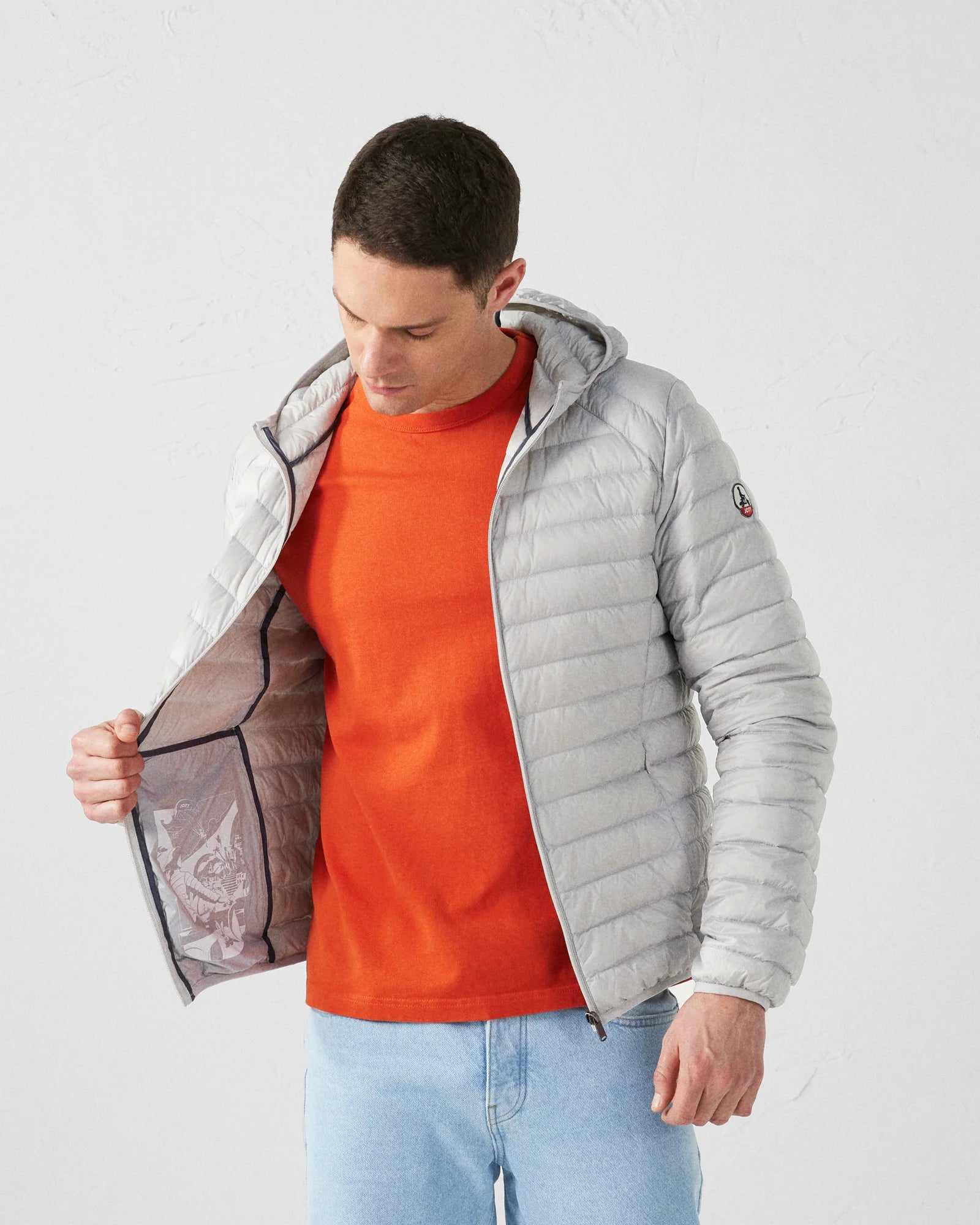 Nico Donsjas met Capuchon - IJsgrijs