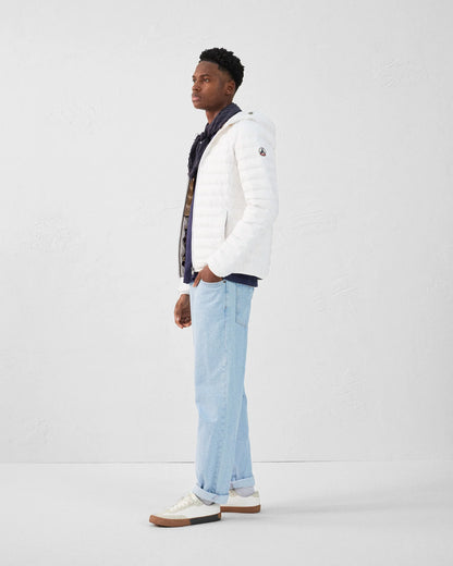 Nico Daunenjacke mit Kapuze Weiß 