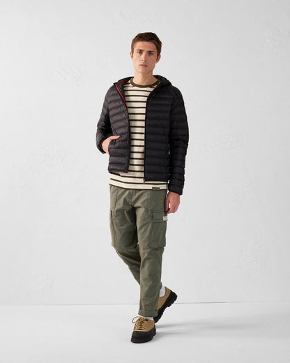 Nico Daunenjacke mit Kapuze Schwarz 