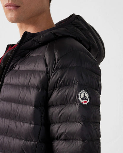 Nico Daunenjacke mit Kapuze Schwarz 