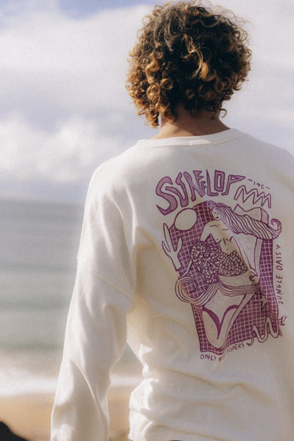 Only For Flippers Longsleeve - Vintage White - LAB10streetwear