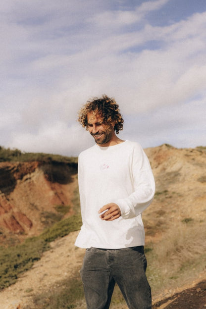 Only For Flippers Longsleeve - Vintage White - LAB10streetwear