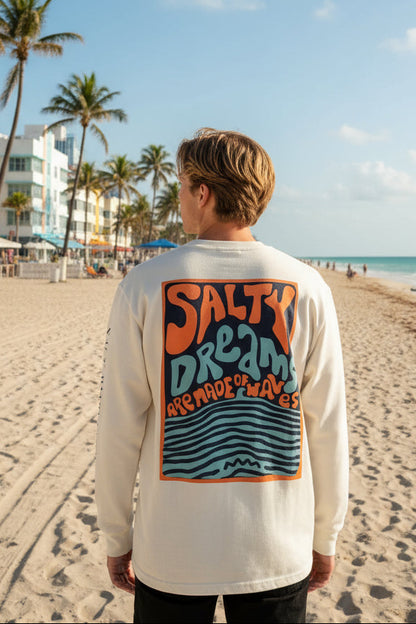 Salty Dreams Longsleeve - Vintage White