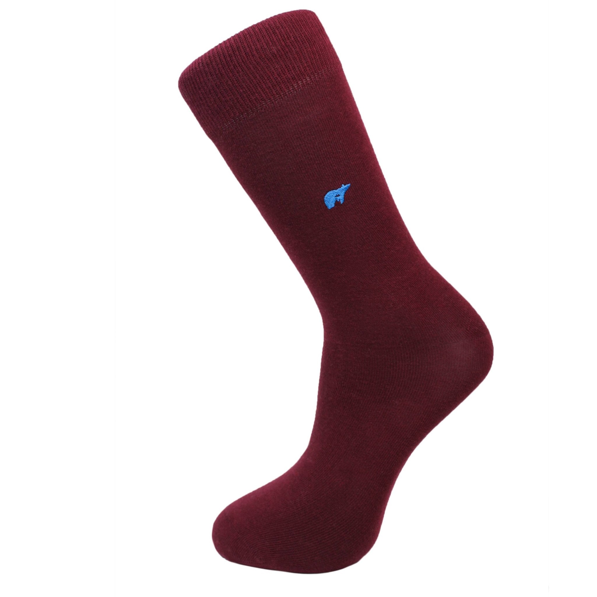 Sokken en Riem Geschenkdoos - Burgundy - LAB10streetwear