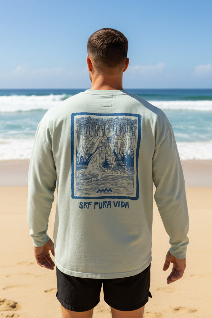 SRF Pura Vida Longsleeve - Denim Blue