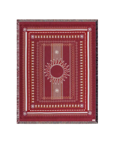 Sunset Burgundy Blanket - LAB10STREETWEAR