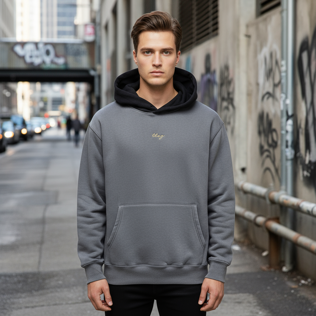 Premium Hoodie - Grijs