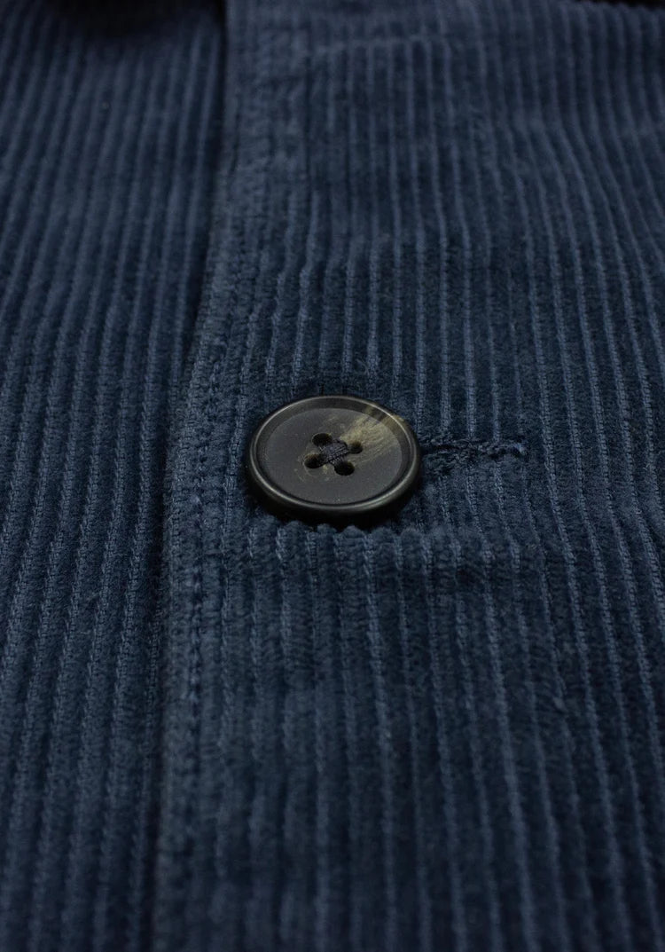 ecmo Nacre Work Jacket (Corduroy) - Navy - lab10streetwear.nl